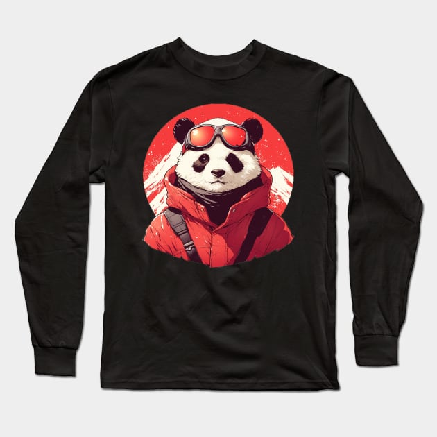 panda Long Sleeve T-Shirt by sample the dragon